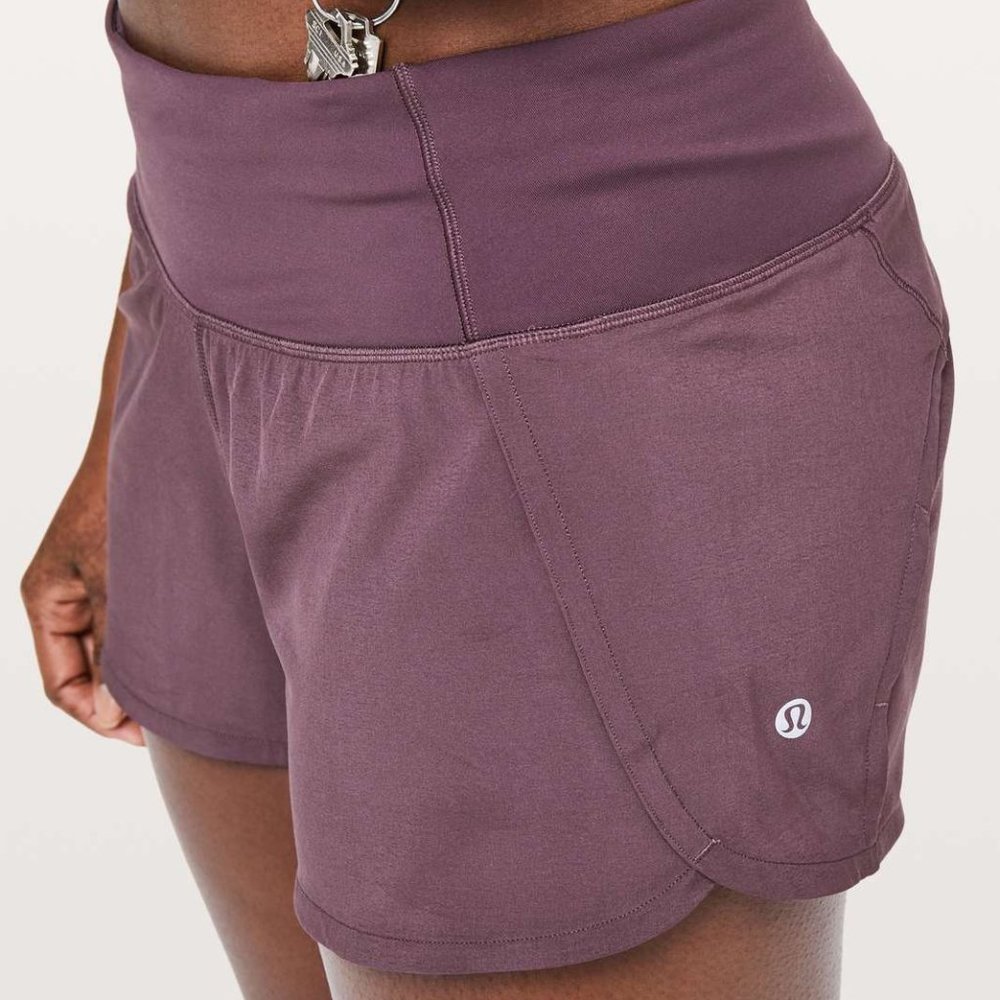 Run Times II 4 inch SIZE 8 Dusty Purple Shorts